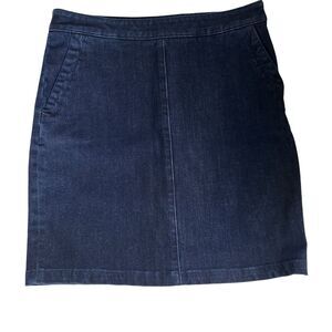 Banana Republic Dark Wash Denim Skirt